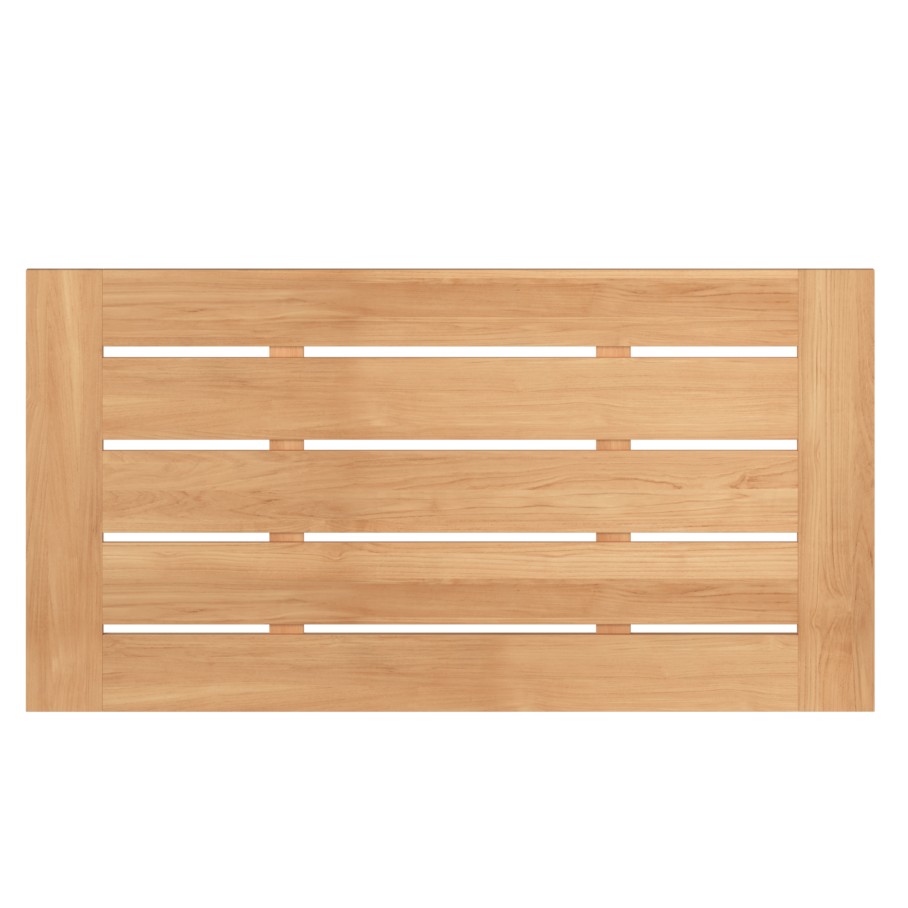 Premium Teak Outdoor Coffee Table - Weather-Resistant Rectangular Design for Patio, Garden, and Poolside Use