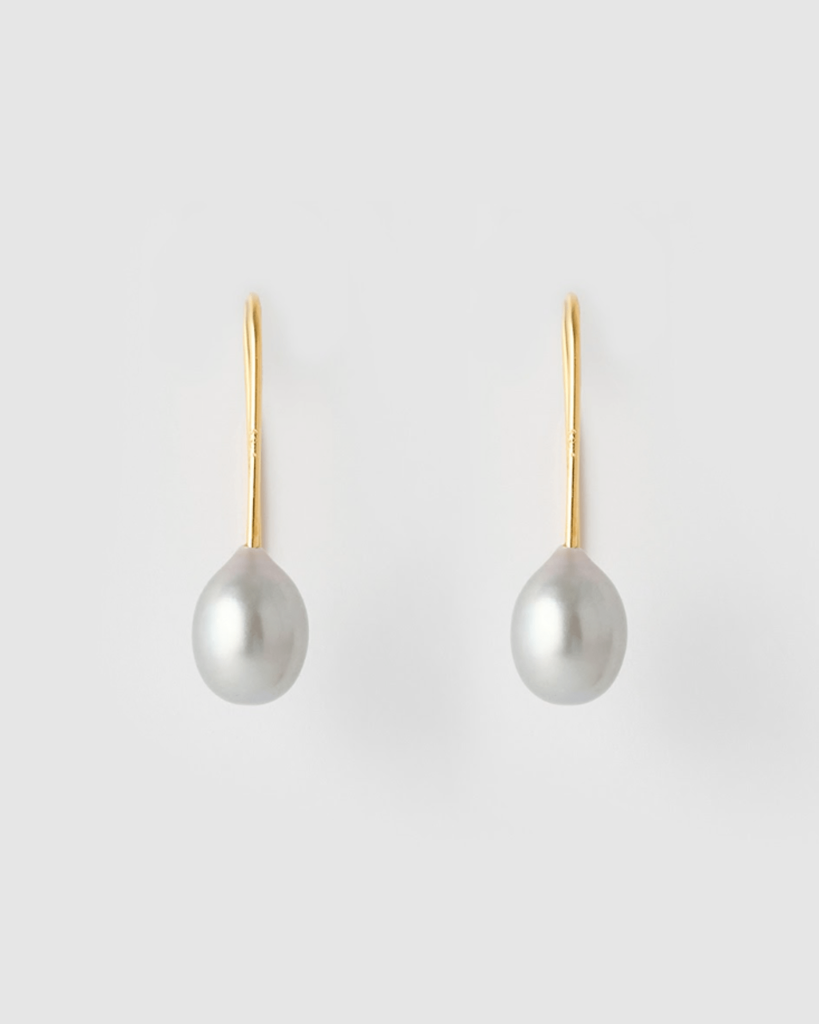 Izoa Daphne Silver Pearl Earrings for Women - Elegant Dangle Drop Earrings for Party, Wedding & Everyday Wear