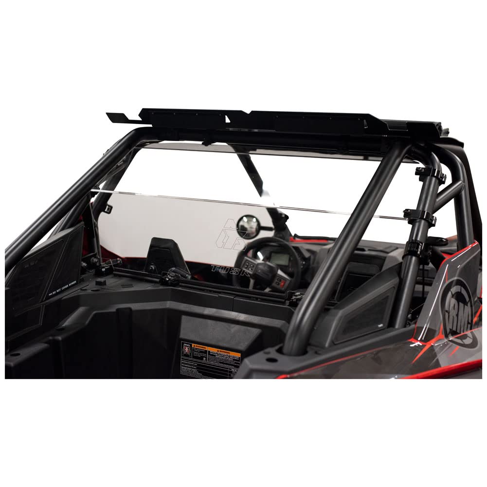 Tusk UTV Polycarbonate Rear Window Clear - Scratch Resistant Windshield Compatible with Polaris RZR Pro XP 2020-2025 - Perfect for Off-Roading & Trail Riding Protection
