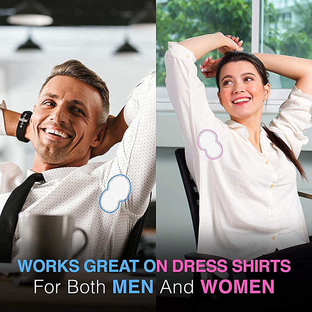 Disposable Underarm Sweat Pads for Women & Men - Hyperhidrosis Protection, Invisible Dress Shields (30 Count) - Stay Dry & Confident at Work, Gym, or Special Events