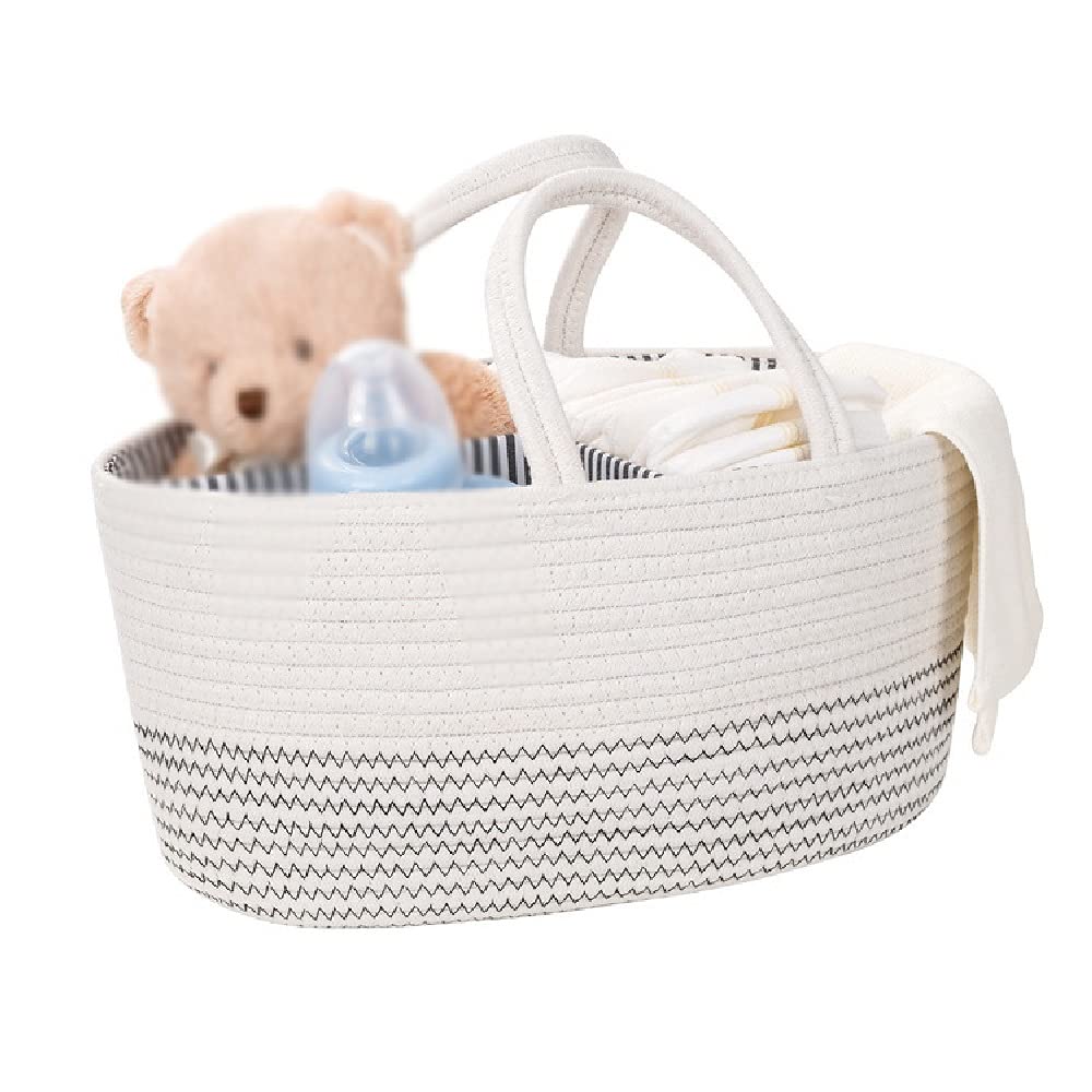 Waterproof Nursery Storage Basket - Large Tote Bag & Organizer Box for Baby Clothes, Toys, and Essentials | Perfect for Home, Travel, and Daycare Use