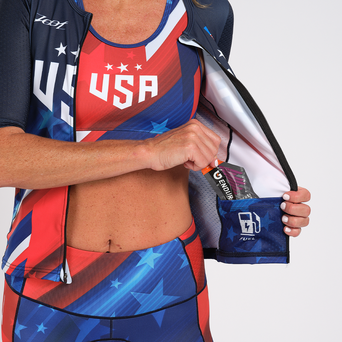 Women's Limited Edition Tri Aero Cycling Jersey - High Performance Bike Shirt for Women - USA | Perfect for Triathlons, Road Biking & Training