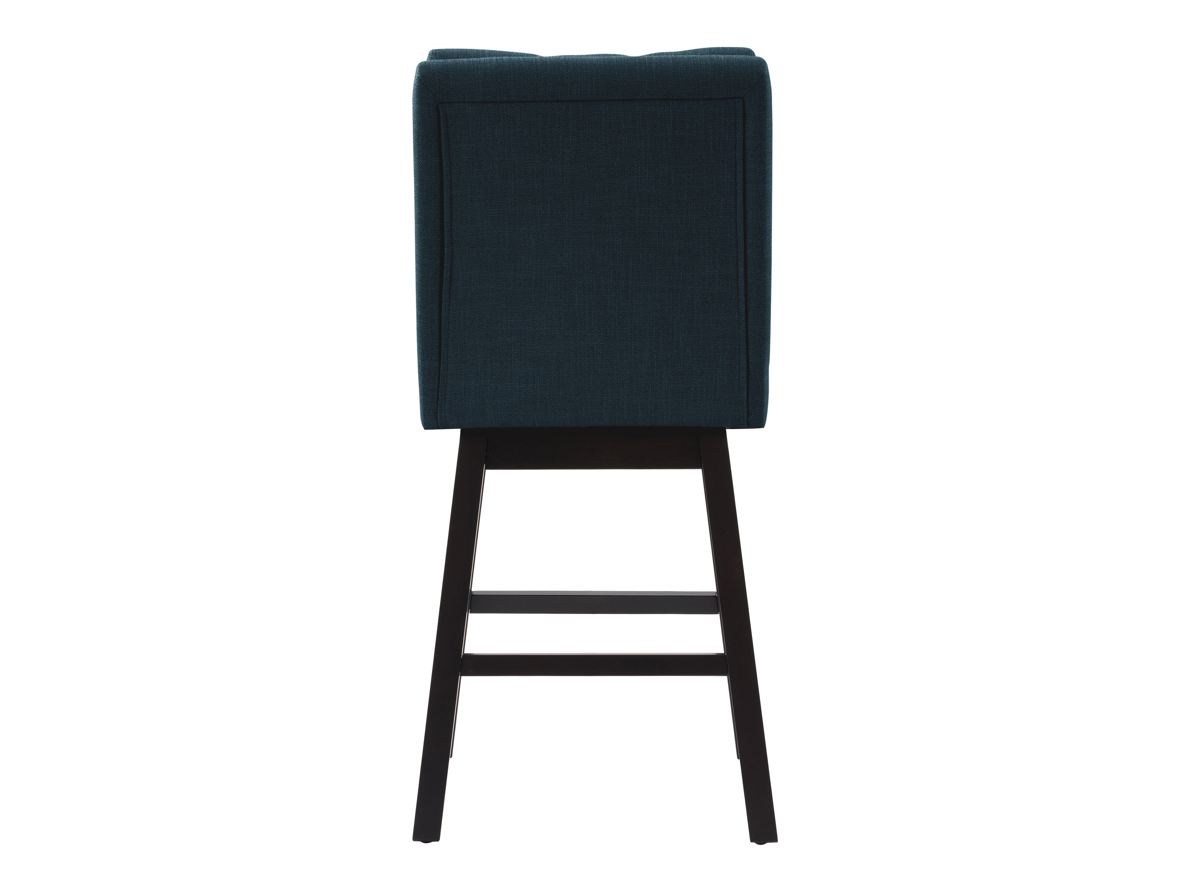 Blue Button Tufted Bar Stools - Upholstered Counter Height Stools with Nailhead Trim, Set of 2 - Perfect for Kitchen Island, Breakfast Bar & Home Decor