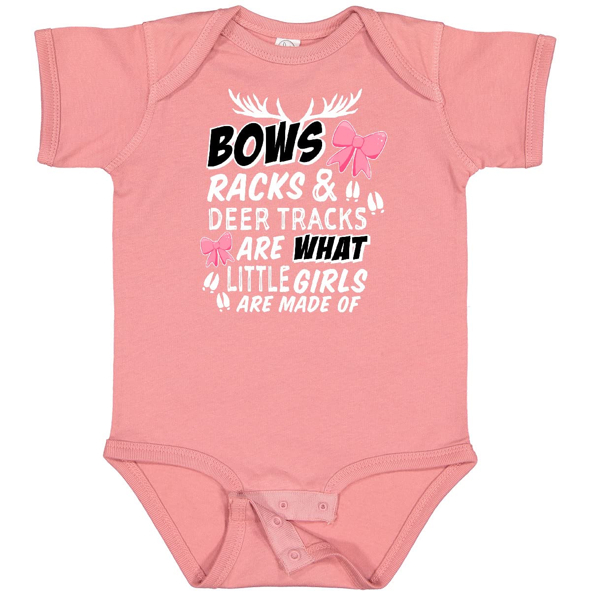 Inktastic Hunting Season Bows Racks & Deer Baby Bodysuit - Cute Hunting-Themed Outfit for Infants & Toddlers - Perfect for Family Hunting Trips & Outdoor Adventures