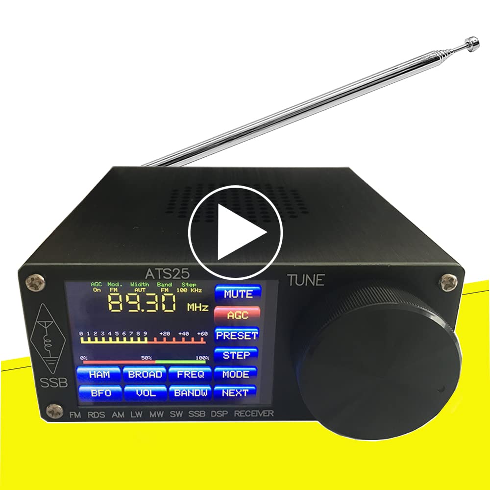 Upgraded V5.2 ATS-25 SI4732 Digital Radio Receiver - Portable 2.4