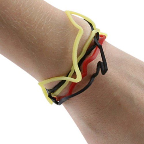 FOCO NCAA Unisex Adult Logo Bandz Bracelets - Stylish Team Spirit Wristbands for Fans, Games, and Everyday Wear