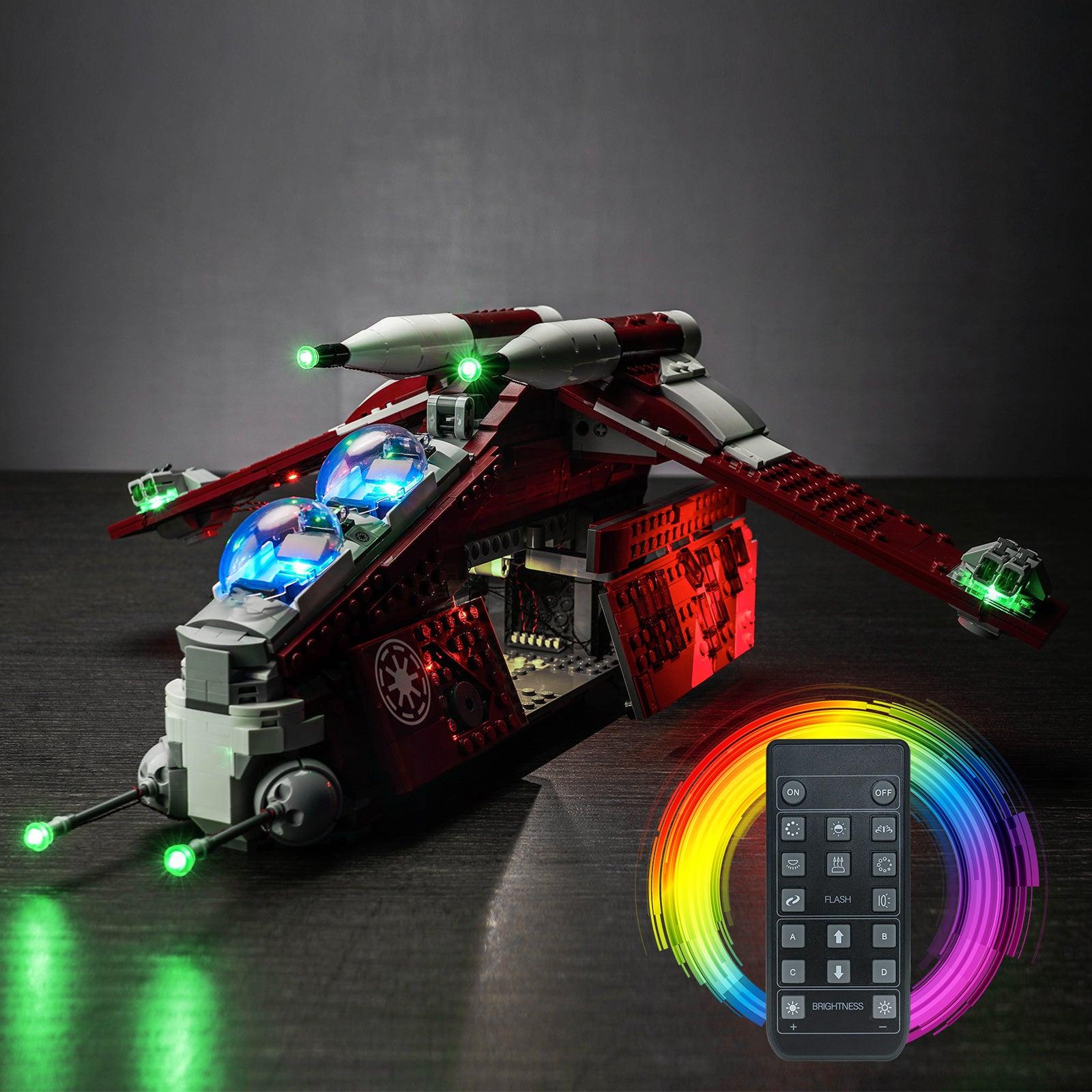Best Light Kit for LEGO Star Wars New Coruscant Guard Gunship 75354 - DIY Lighting Set for LEGO Models - Perfect for Display & Nighttime Play
