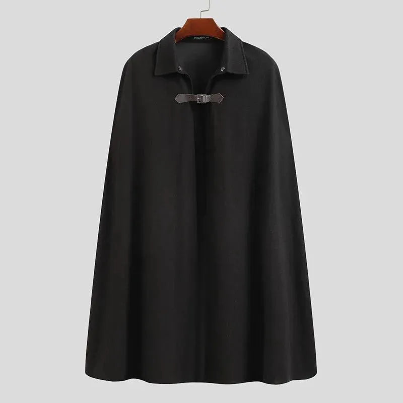 Stylish Men's Poncho Overcoat - Waterproof & Lightweight Outdoor Wear for Hiking, Camping, and Travel