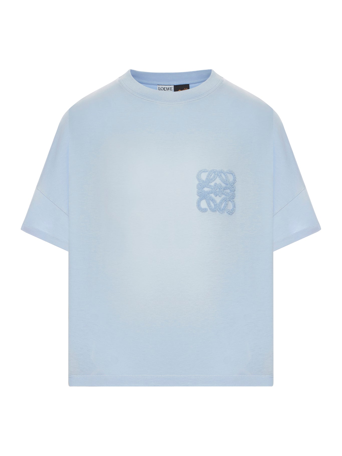 Loewe X Paula's Ibiza Cotton T-Shirt for Men & Women - Blue Sky Casual Short Sleeve Tee - Perfect for Beach, Vacation, and Summer Outfits