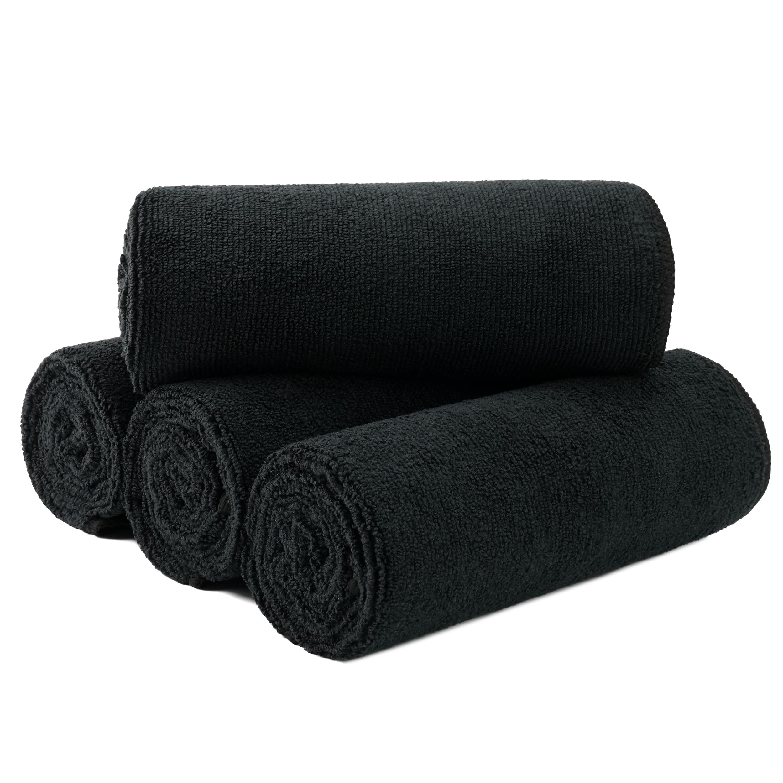 Premium Microfiber Hair Towels for Fast Drying - Ultra Absorbent Salon Towels (16