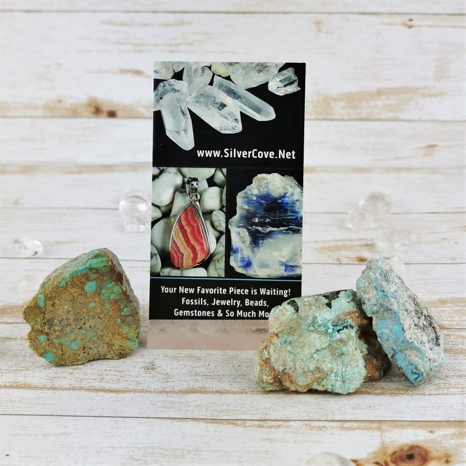 Natural B.C. Turquoise Specimens - Genuine British Columbia Turquoise Stones for Jewelry Making, Mineral Collection & Home Decor