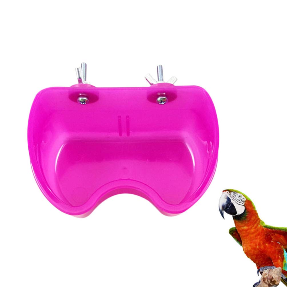 Balacoo Bird Cage Feeder Cups & Water Dishes - 4 Pack Stainless Steel Bird Bowls for Parrots, Canaries, Finches - Perfect for Cage Mounting, Squirrel Food Holder - Ideal for Daily Feeding & Watering in Aviaries and Pet Bird Cages