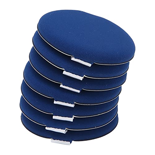 7PCS Ultra Soft Powder Puff Set for Loose & Mineral Makeup - Wet/Dry Cosmetic Sponge Blenders - Navy Blue Beauty Tools for Women & Girls | Perfect for Daily Makeup, Travel & Professional Use