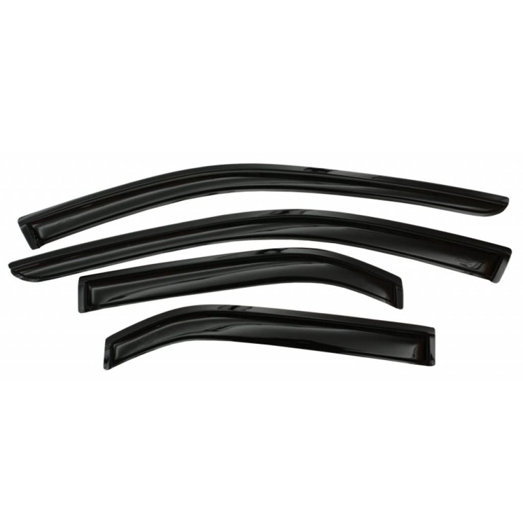 Mitsubishi Mirage 2014-2020 AVS Ventvisor Window Deflectors | Outside Mount Rain Guards | 94363 | Reduce Wind Noise & Rain Protection for Driving Comfort