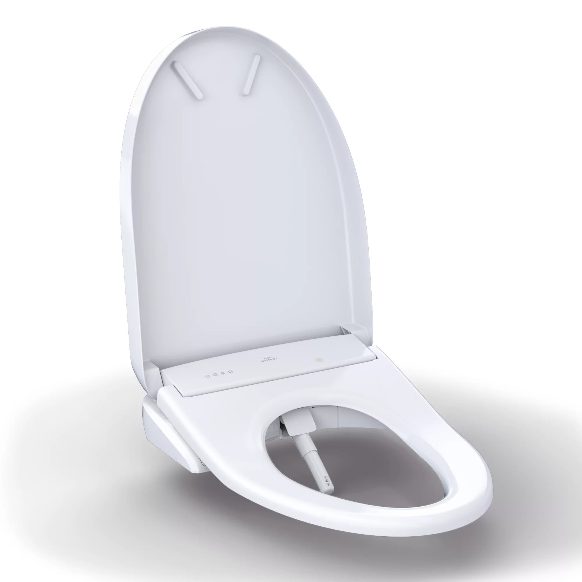 TOTO S7A WASHLET® Electronic Bidet Toilet Seat with EWATER+ Bowl & Wand Cleaning, Auto Open/Close Lid, Elongated Cotton White - Modern Bathroom Upgrade for Hygiene & Comfort