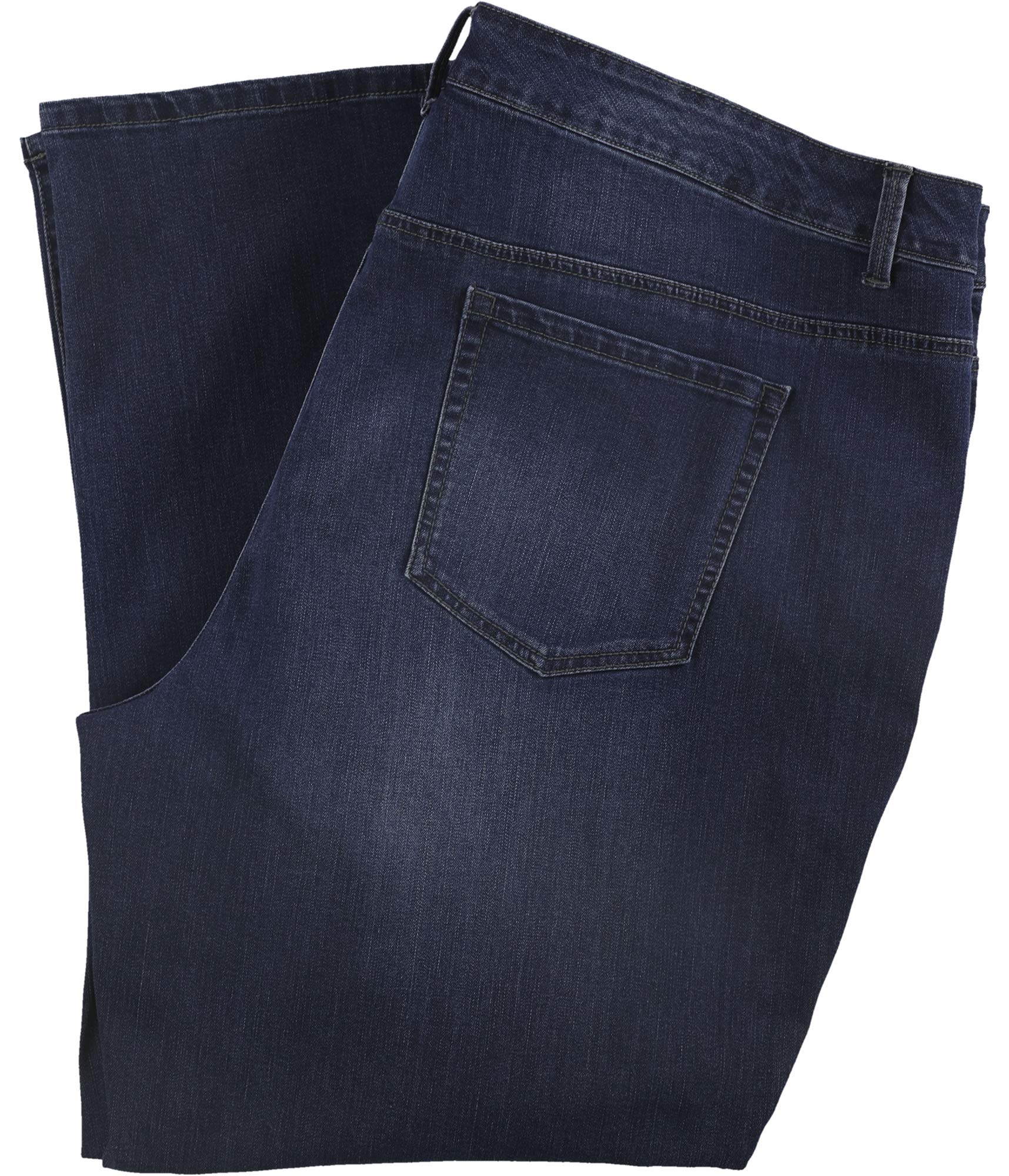 Charter Club Women's Straight Leg Jeans - Classic Blue Denim Pants, Size 28W | Comfortable & Stylish for Casual Wear, Office & Everyday Outfits