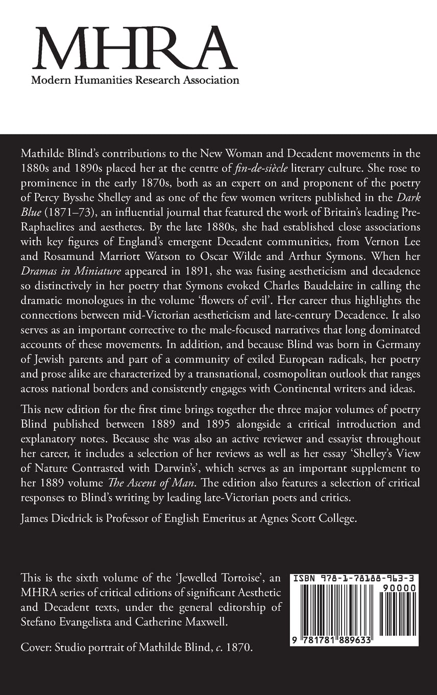 Mathilde Blind: Selected Fin-de-Siècle Poetry and Prose - Victorian Literature Collection for Book Lovers & English Literature Students