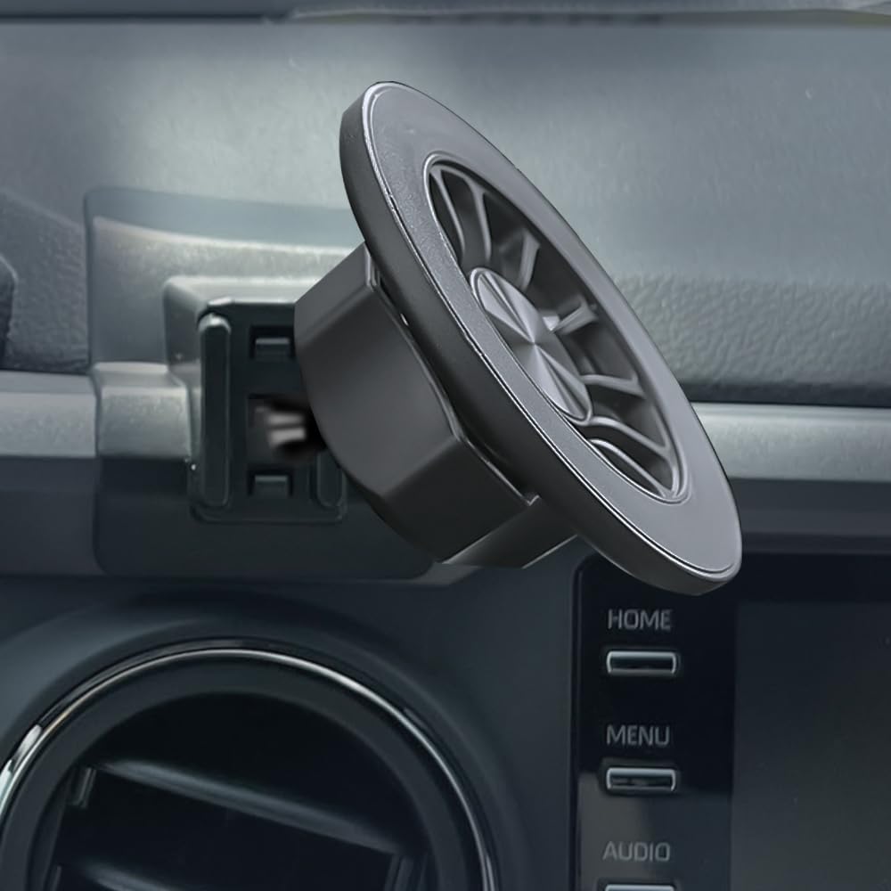 BEERTE Magnetic Car Phone Holder for iPhone 15 14 13 12 Series - 360° Rotating MagSafe Car Mount Compatible with Toyota Tacoma 2016-2023 - Hands-Free Vent Phone Mount for Safe Driving & Navigation