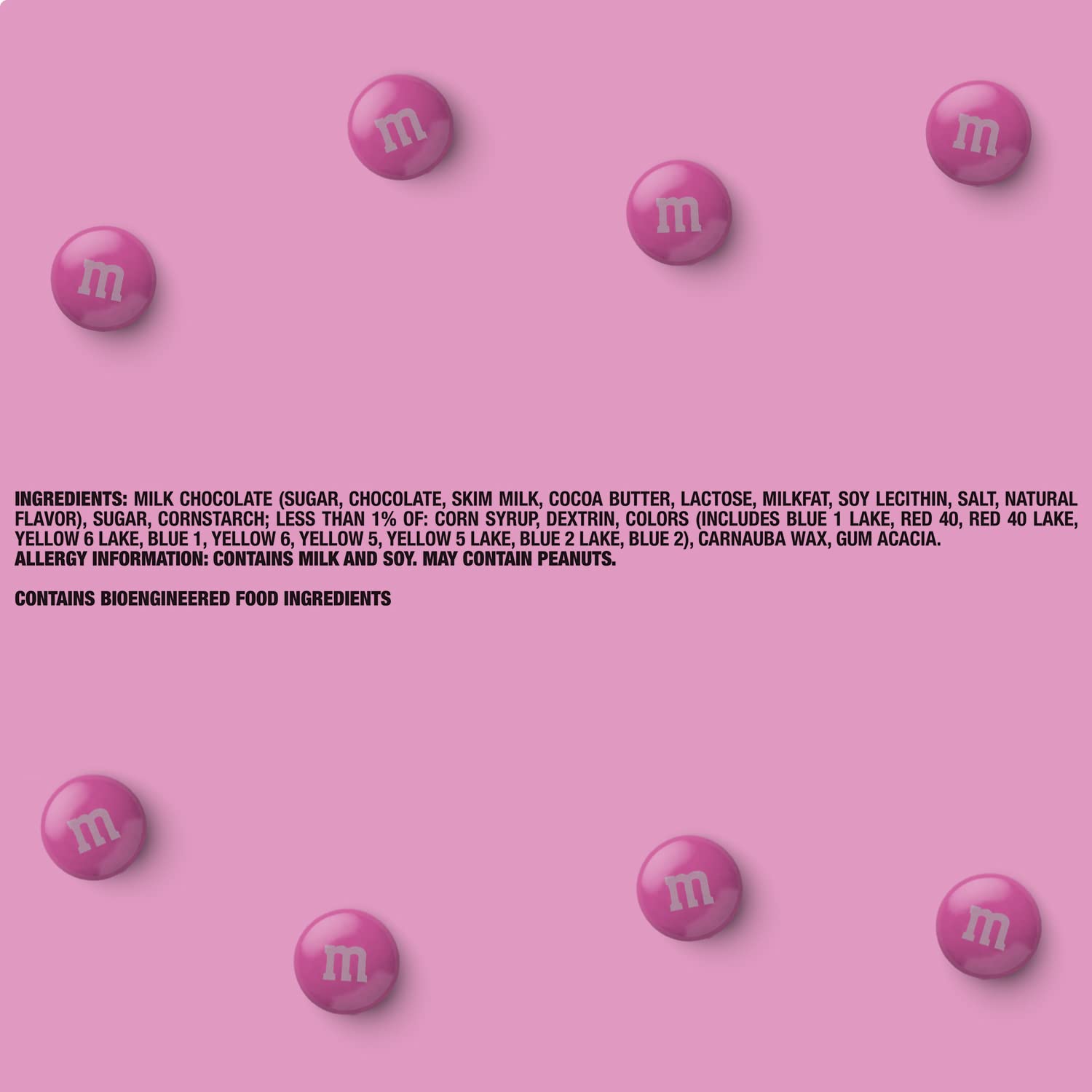 MyM&M's Milk Chocolate Candy - Single Color Dark Pink, 5lb Bulk Bag (Pack of 1) | Perfect for Birthday Parties, Wedding Favors & Bulk Candy Buffets