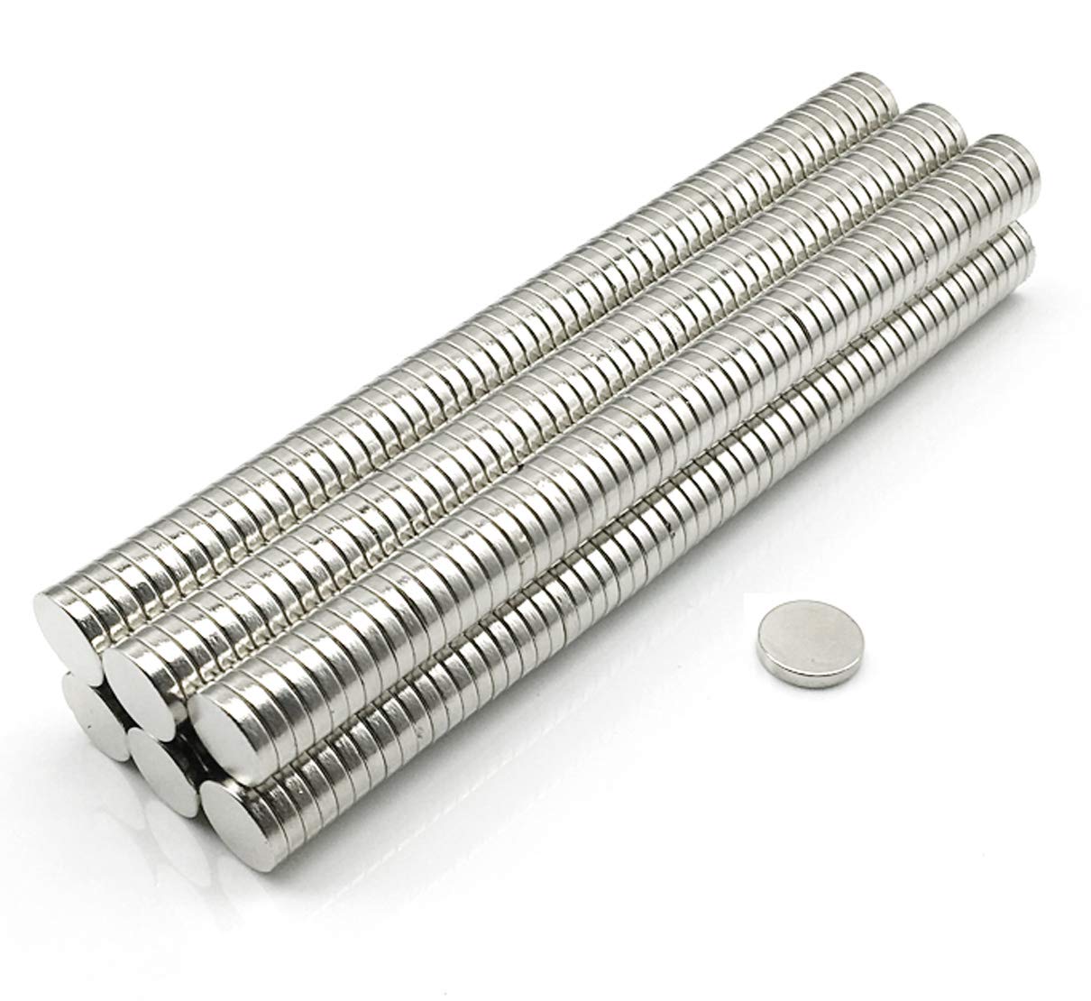 70-Piece Multi-Purpose Refrigerator Magnets Set (9x2mm) - Strong Hold for Crafts, DIY Projects, Office & Kitchen Organization - Perfect for Fridge Notes, Photos & School Projects