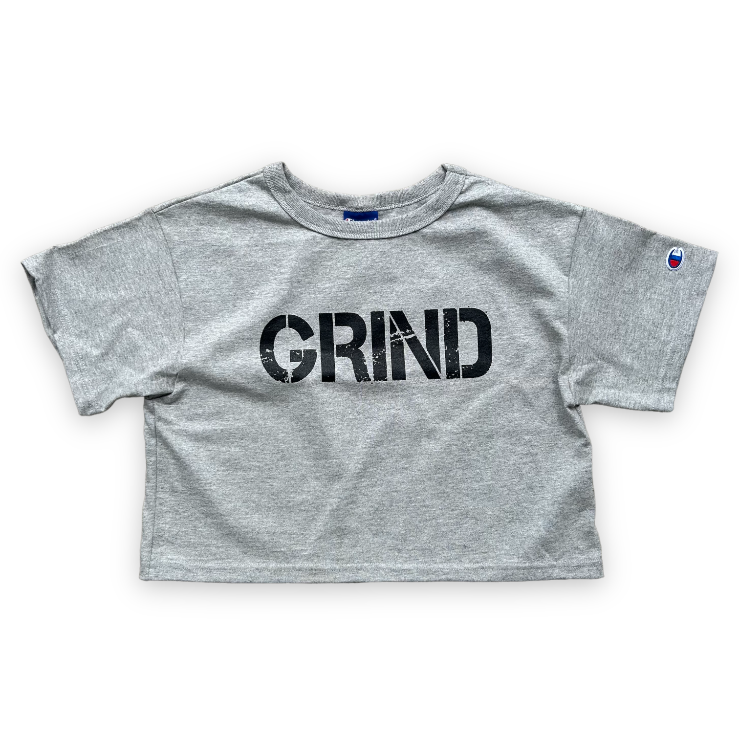 Champion Women's Grind Crop T-Shirt - Soft Cotton Casual Tee for Workout, Yoga & Everyday Wear