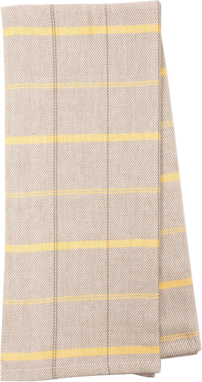 KAF Home Pantry Pineapple Kitchen Dish Towel Set of 4 - 100% Cotton 18x28 Inch - Absorbent & Durable for Cooking, Baking & Kitchen Decor
