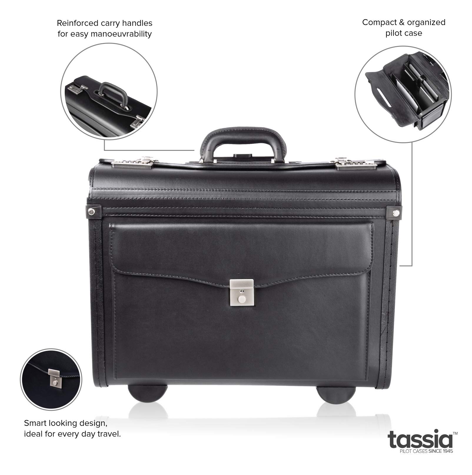 Professional Pilot Catalog Briefcase - Business Laptop Bag for Work & Travel | Durable Office Organizer for Men & Women | Perfect for Business Trips, Commuting & Air Travel