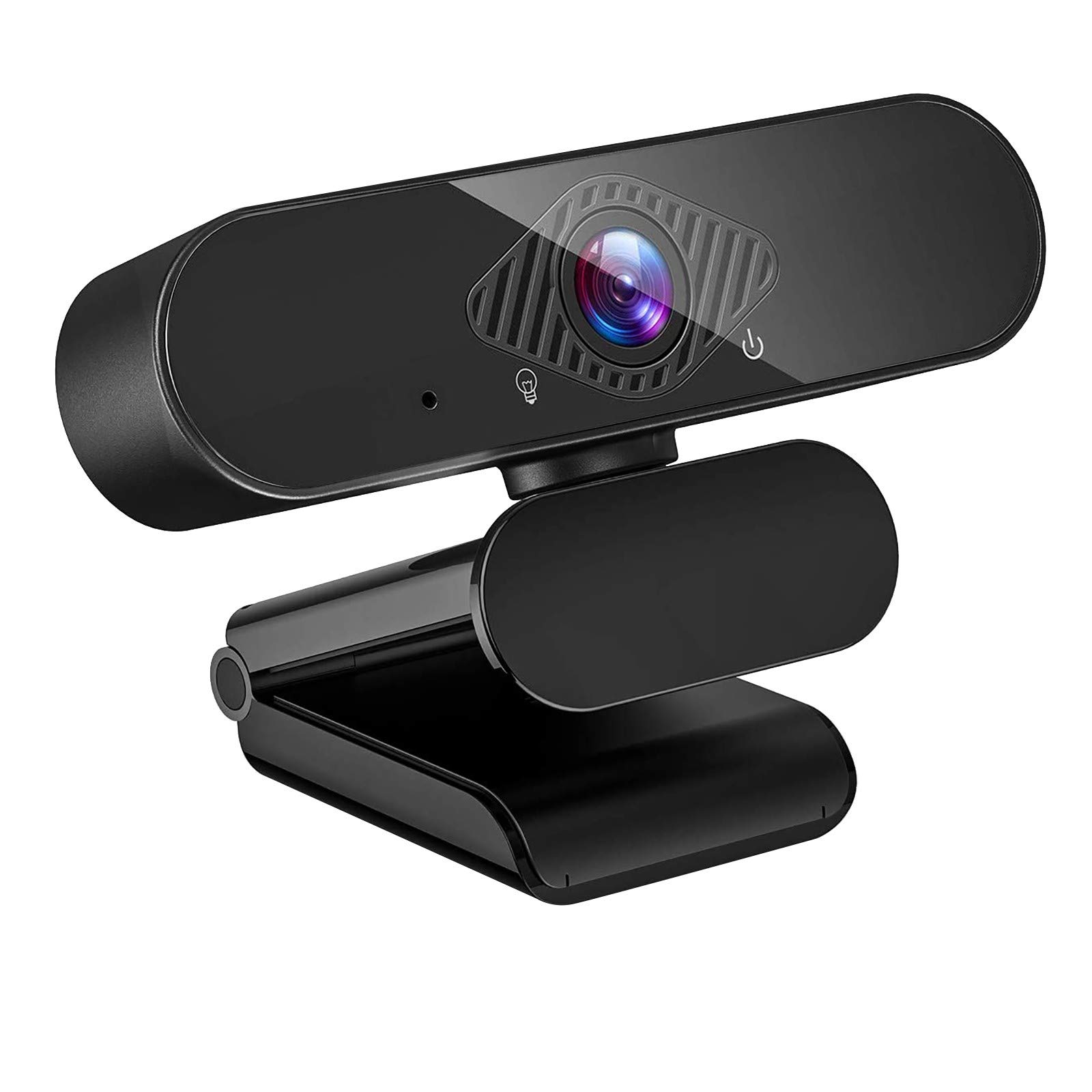 YUUAND Rotatable Computer Webcam with Anti-Peeping Privacy Cover - Adjustable HD Camera for Live Streaming, Video Calls & Online Meetings (Perfect for Home Office, Remote Work & Virtual Classrooms)