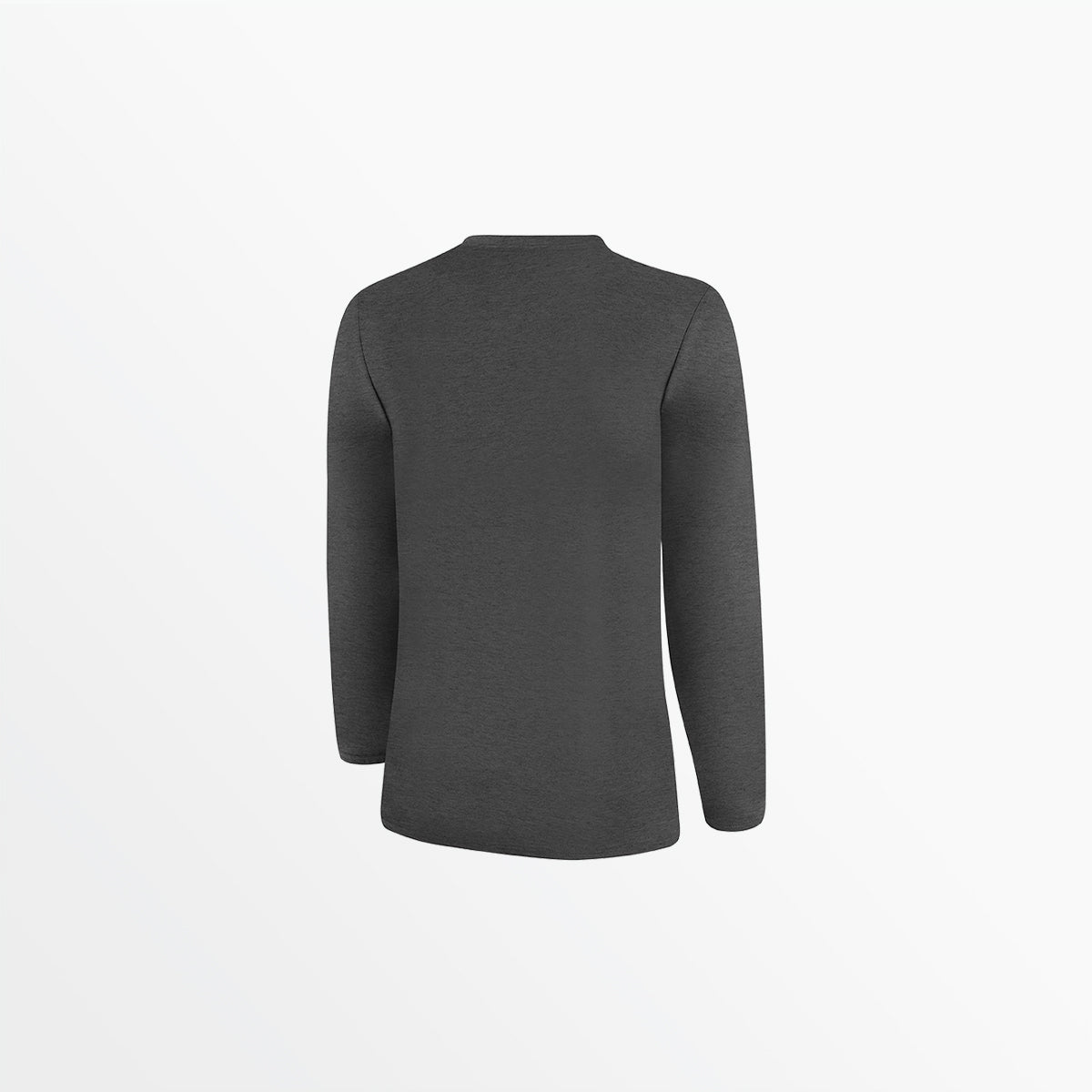 Women's Basic Crew Neck Long Sleeve Polyester T-Shirt - Soft Comfort Fit Casual Top for Everyday Wear, Work & Layering