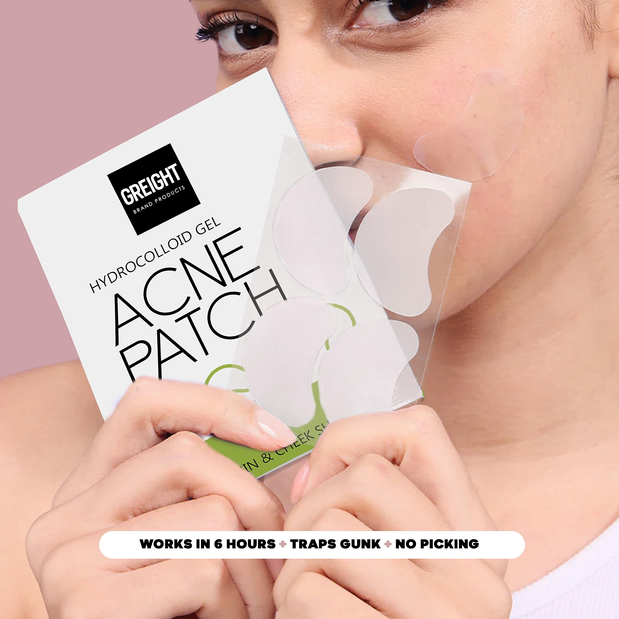 Hydrocolloid Acne Patches for Face - Vegan & Cruelty-Free Pimple Patches (20 Count) - Carbonfree Blemish Cover for Zits, Breakouts & Acne - Perfect for Overnight Spot Treatment & Daily Skincare Routine
