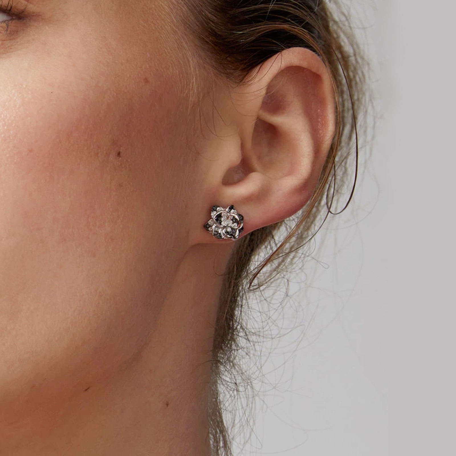 White Safrano Stud Earrings for Women - Elegant Cubic Zirconia Studs - Perfect for Daily Wear, Parties & Gifts