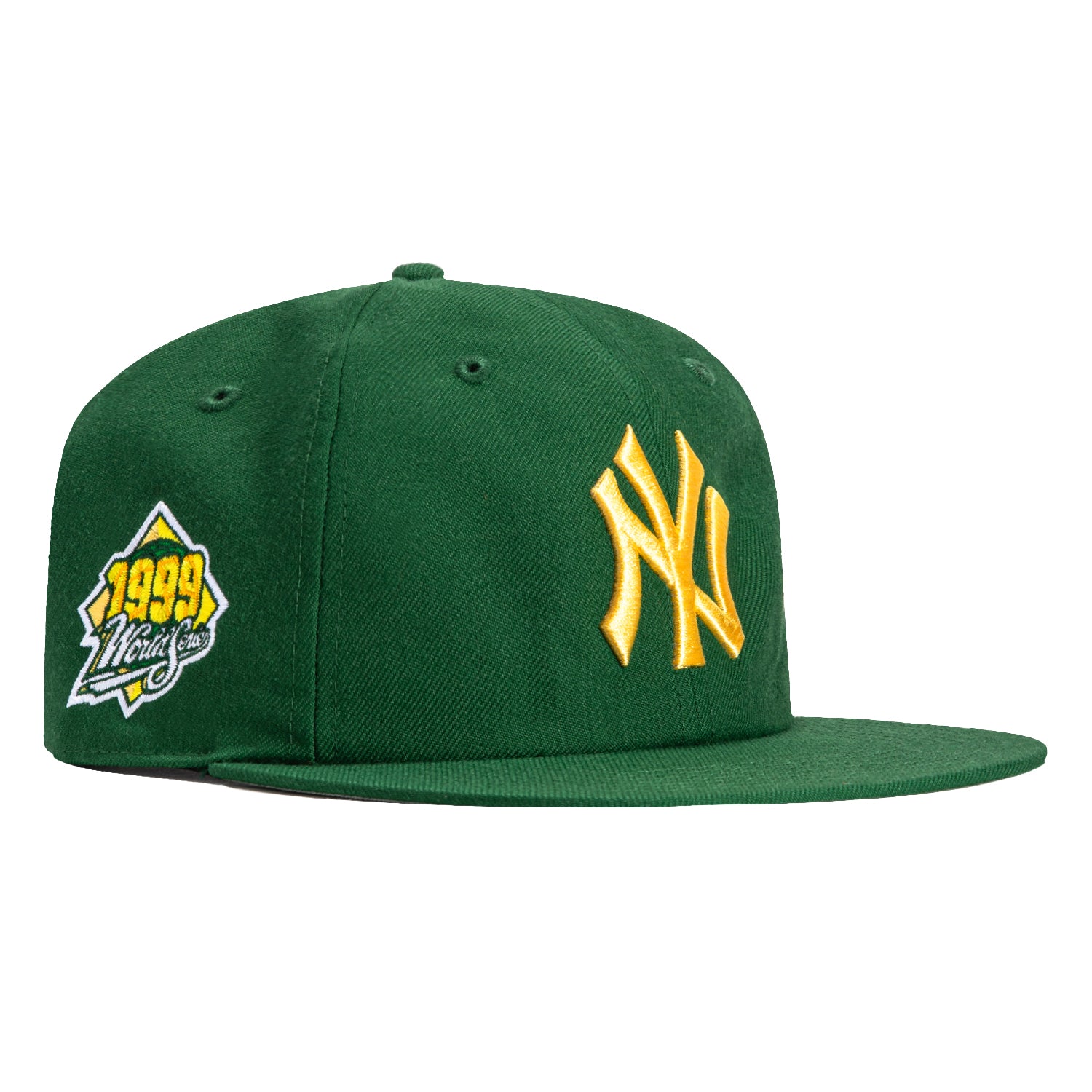 47 Brand Lemonade Sureshot New York Yankees 1999 World Series Patch Snapback Hat - Green Baseball Cap for Men & Women - Perfect for Yankees Fans, Sports Events & Casual Wear