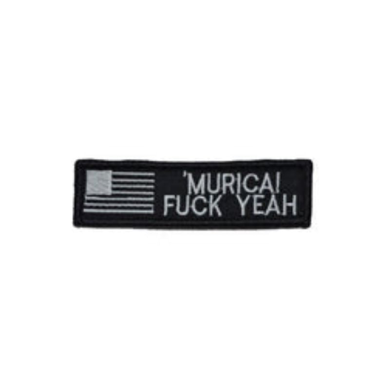 USA Patriotic Iron-On Patch - American Flag Embroidered Badge for Jackets, Hats & Bags | Perfect for 4th of July, Veterans Day & Patriotic Events