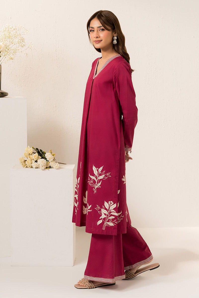 CERISE GLOW 2-Piece Outfit Set (Shirt & Pants) for Women - Casual & Office Wear - Perfect for Work, Dates & Everyday Fashion