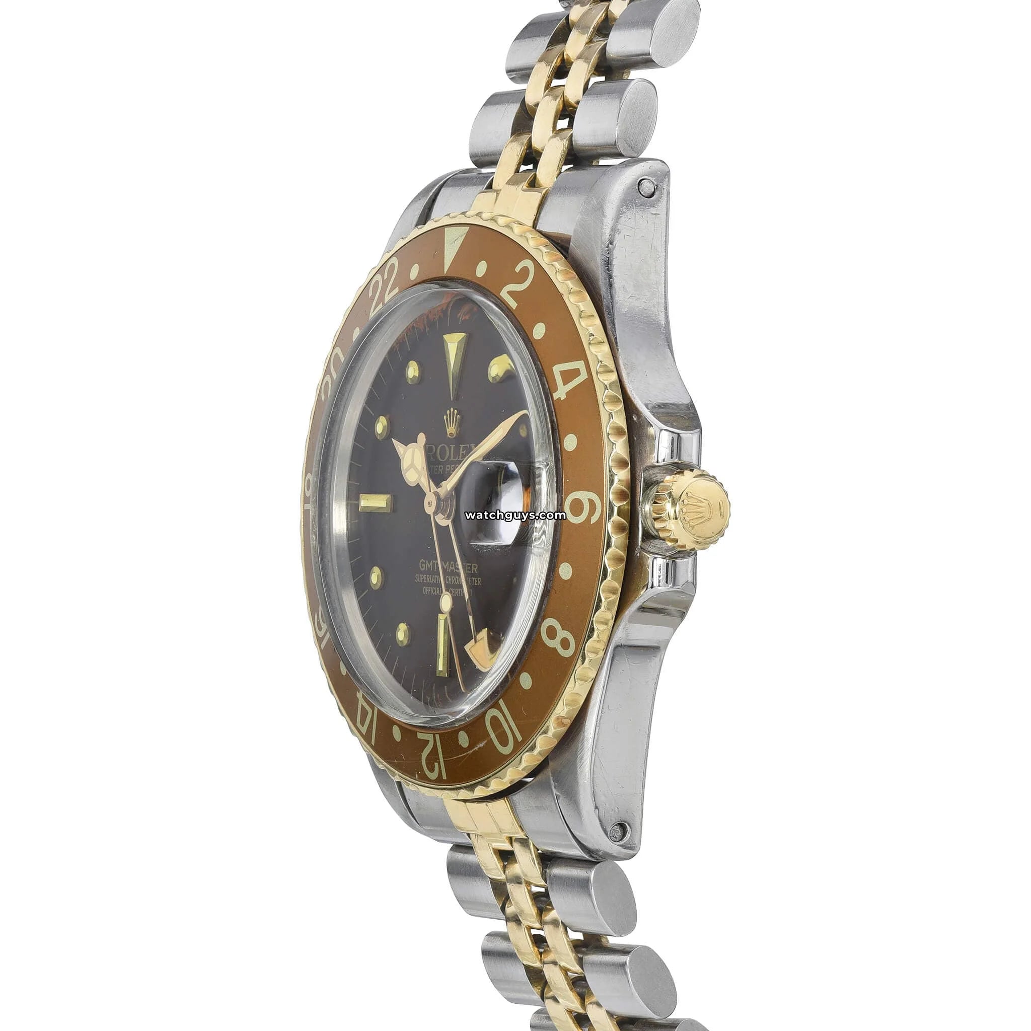 Vintage Rolex GMT Master 1675 Root Beer Watch - Luxury Swiss Automatic Men's Timepiece - Perfect for Collectors, Travelers & Business Professionals