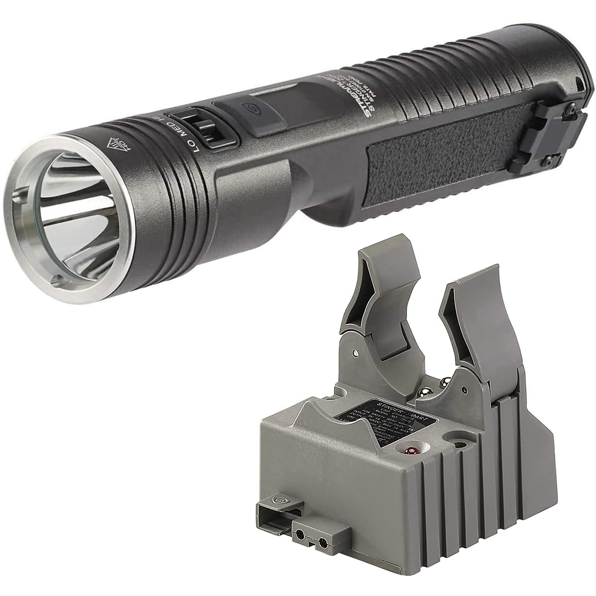 STREAMLIGHT Stinger 2020 Rechargeable Flashlight with 120V AC/12V DC Charger & Smart Charger Holder (78101 & 75105) - High-Powered LED Flashlight for Law Enforcement, Security, and Outdoor Adventures