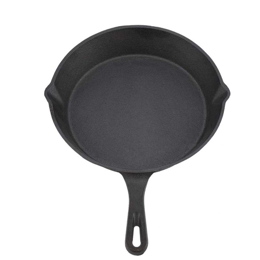 Premium Cast Iron Skillet Set - 3-Piece Pre-Seasoned Frying Pans (6.3/7.9/9.8 Inch) - Oven, Broiler & Grill Safe Cookware - Professional Chef Quality for Kitchen & Outdoor Cooking - Perfect for Searing, Frying, Baking & Camping - 16cm Deep Fry Pan Included