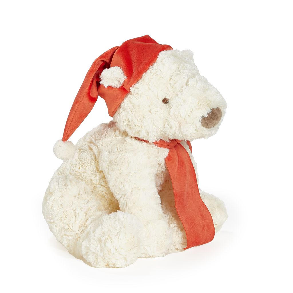 Bo The Polar Bear Stuffed Animal - Soft Plush Toy for Kids, Cute Arctic Bear Gift for Children - Perfect for Cuddling, Nursery Decor, and Birthday Presents