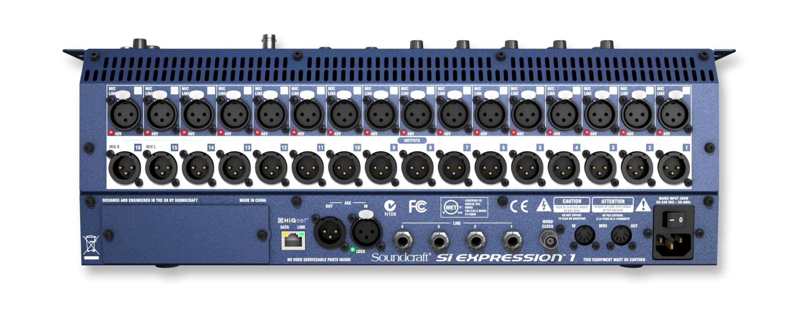 Soundcraft Si Expression 1 Digital 16-Channel Live Audio Mixer Console - Professional Mixing Board for Live Performances, Studio Recording & Events