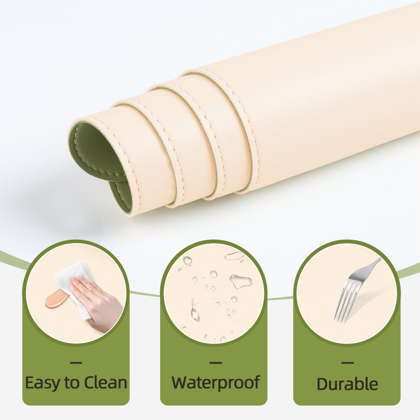 Waterproof & Oilproof Dual-Sided Vanity Makeup Mat - 31.5