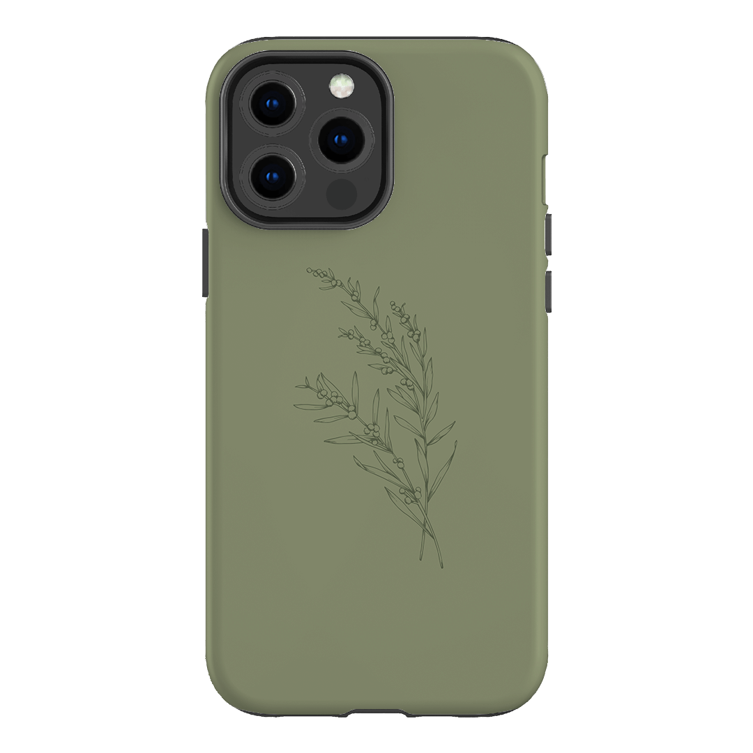 Durable Khaki Wattle Shockproof Phone Case - Protective Cover for iPhone & Samsung - Perfect for Outdoor Adventures & Daily Use