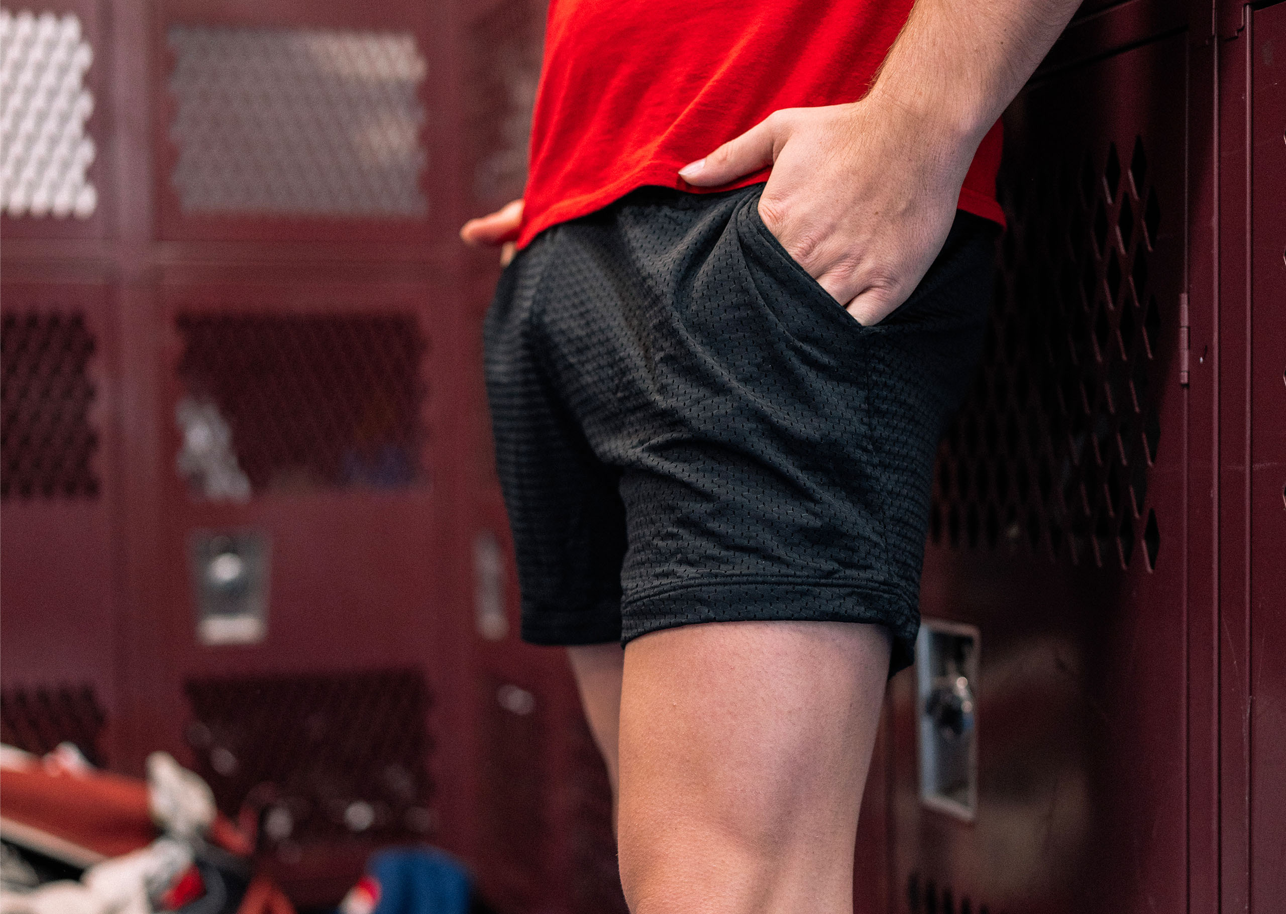 4 Pocket Lounge Shorts for Men - Comfortable Stretch Athletic Shorts 3 Pack - Perfect for Gym, Running, Yoga & Relaxing at Home