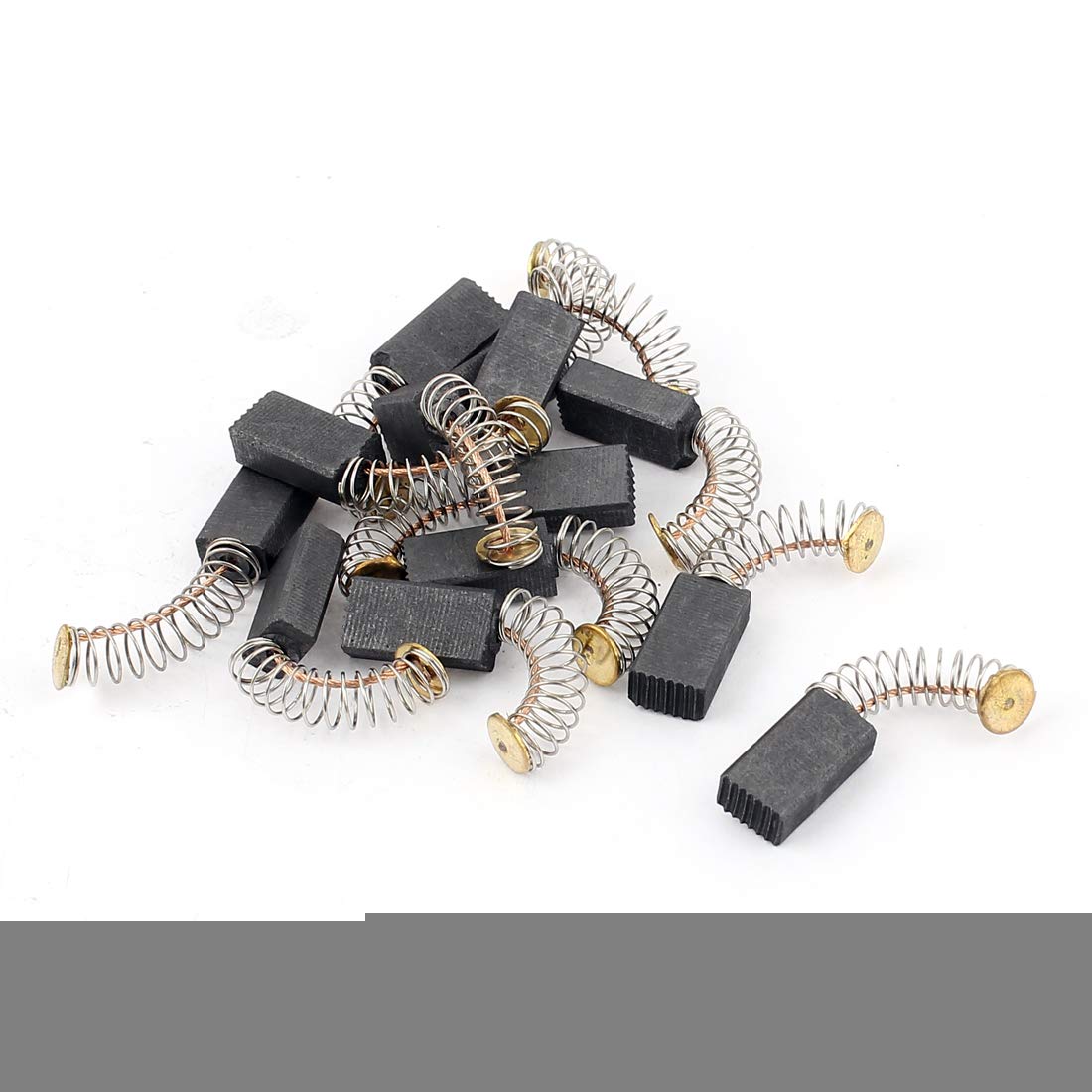 15mm x 8mm x 5mm Carbon Brushes for Electric Motors - 14 Pack Replacement Parts for Fan Motors & Small Appliances - DIY Repair & Maintenance