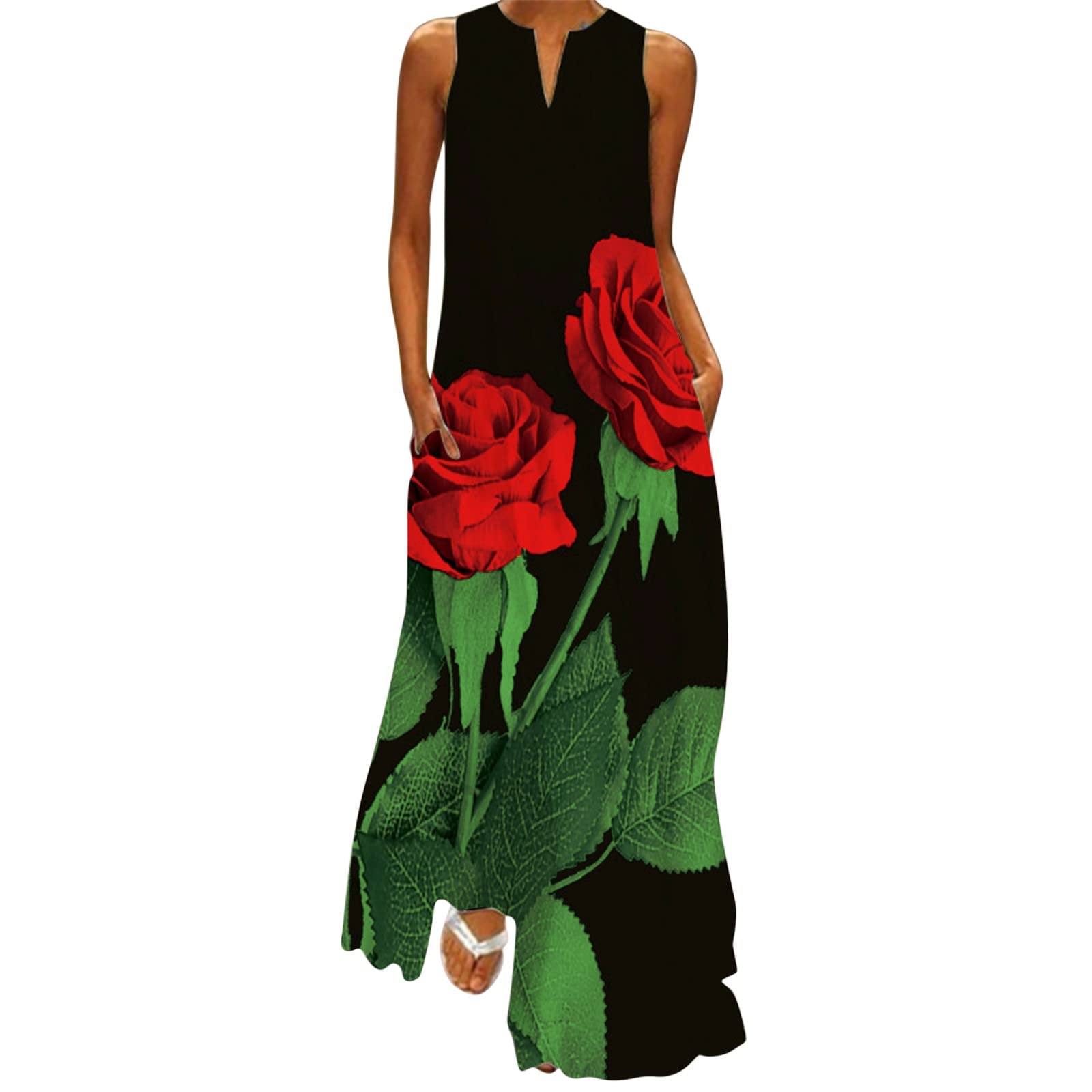 Women's Summer Beach Dress - Sexy Casual T-Shirt Midi Dress for Prom Party & Evening Wear 2022 | Perfect for Vacation, Date Night & Outdoor Events