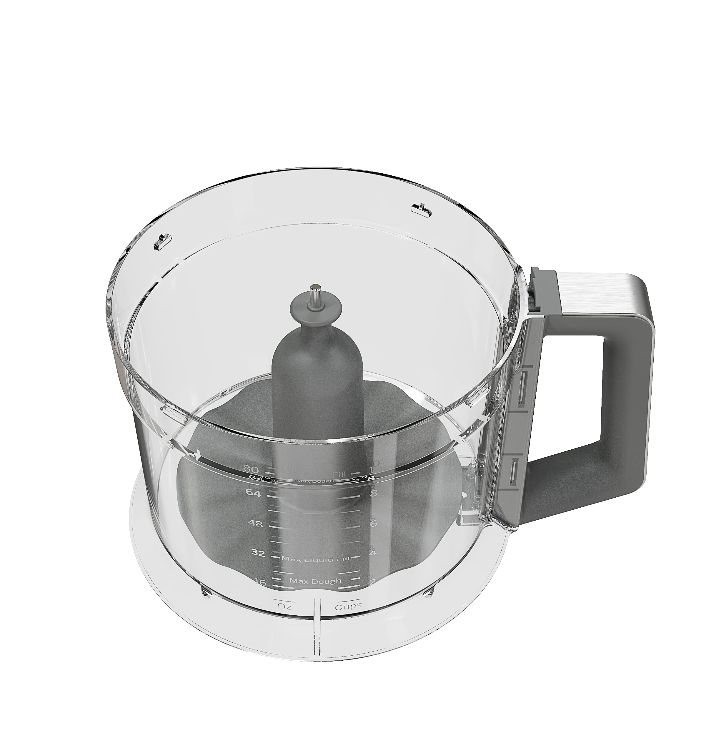 GE 12-Cup Food Processor with 3 Feeding Tubes & Stainless Steel Accessories - 3 Discs + Dough Blade | 550W 3-Speed Electric Kitchen Appliance | Perfect for Shredding Cheese, Chopping Vegetables, Kneading Dough | Ideal for Meal Prep, Baking & Cooking | Durable & Powerful Kitchen Essential