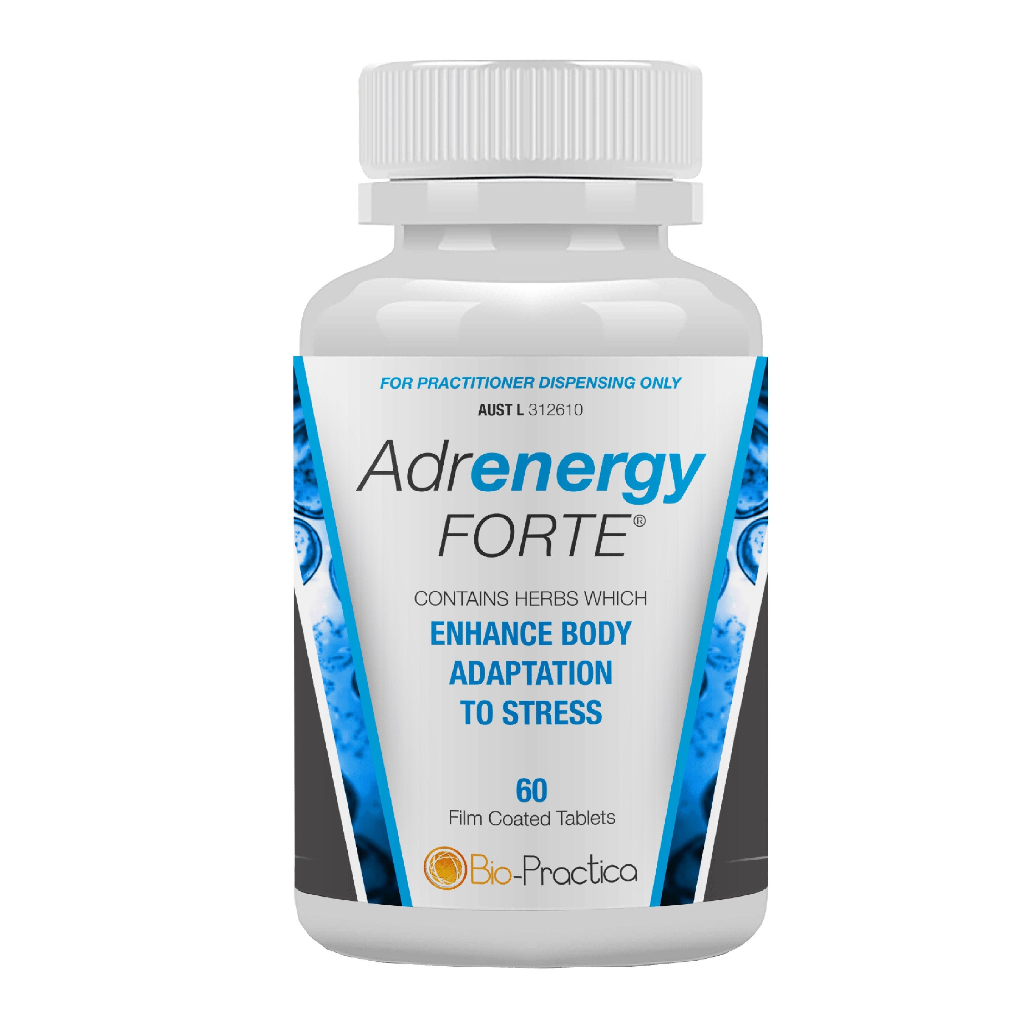 Bio Practica Adrenergy Forte - Natural Adrenal Support Supplement for Energy & Stress Relief - Boost Vitality for Workouts, Work Stress & Daily Fatigue