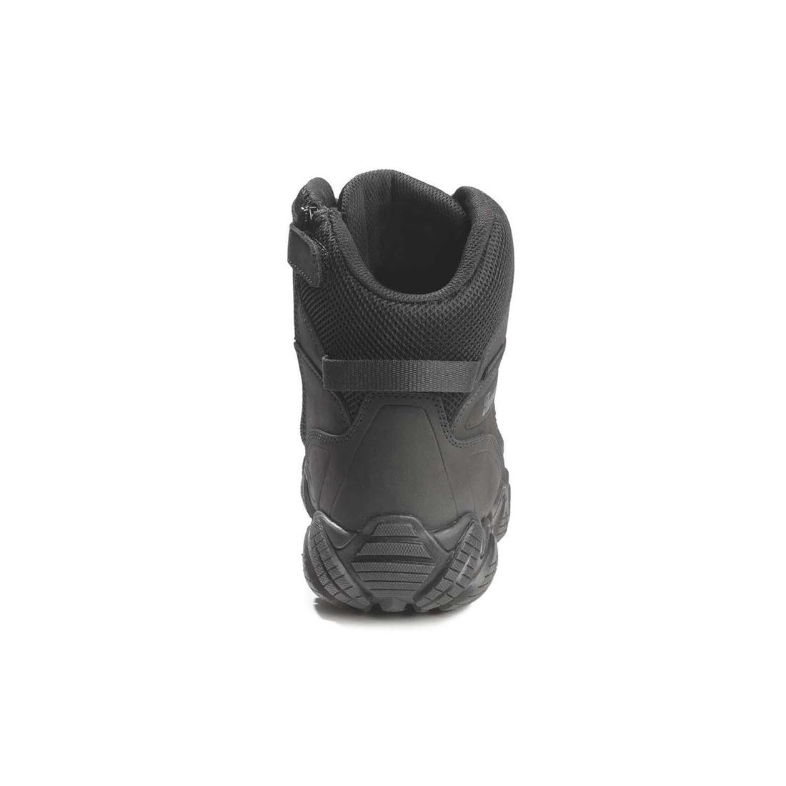 Crosstrex 6 Soft Toe Waterproof Work Boots with Side Zipper - Black - Comfortable & Durable for Construction, Hiking & Outdoor Activities