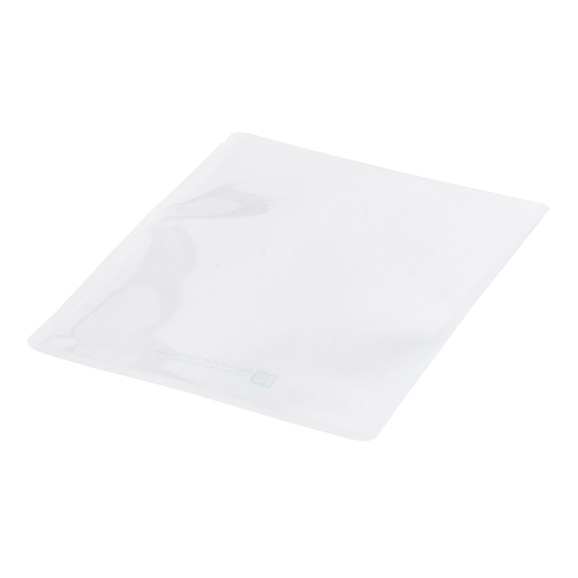 White Plastic Medium Sandwich & Snack Bags - Heat Sealable Food Storage (8.75