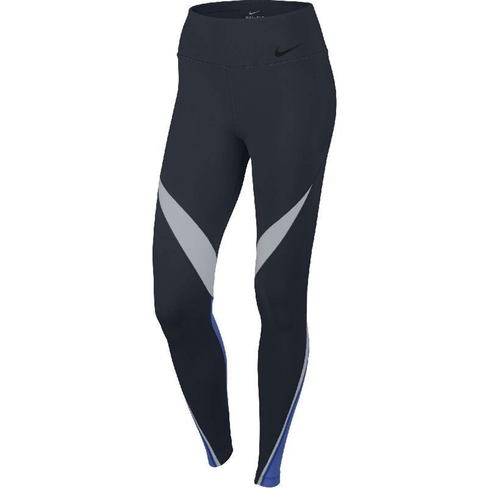 Nike Legendary Twist Leggings - Women's High Waisted Yoga Pants in Black & Blue (Size XS, Style 724963-451) | Perfect for Workouts, Running, Gym & Lounge Wear