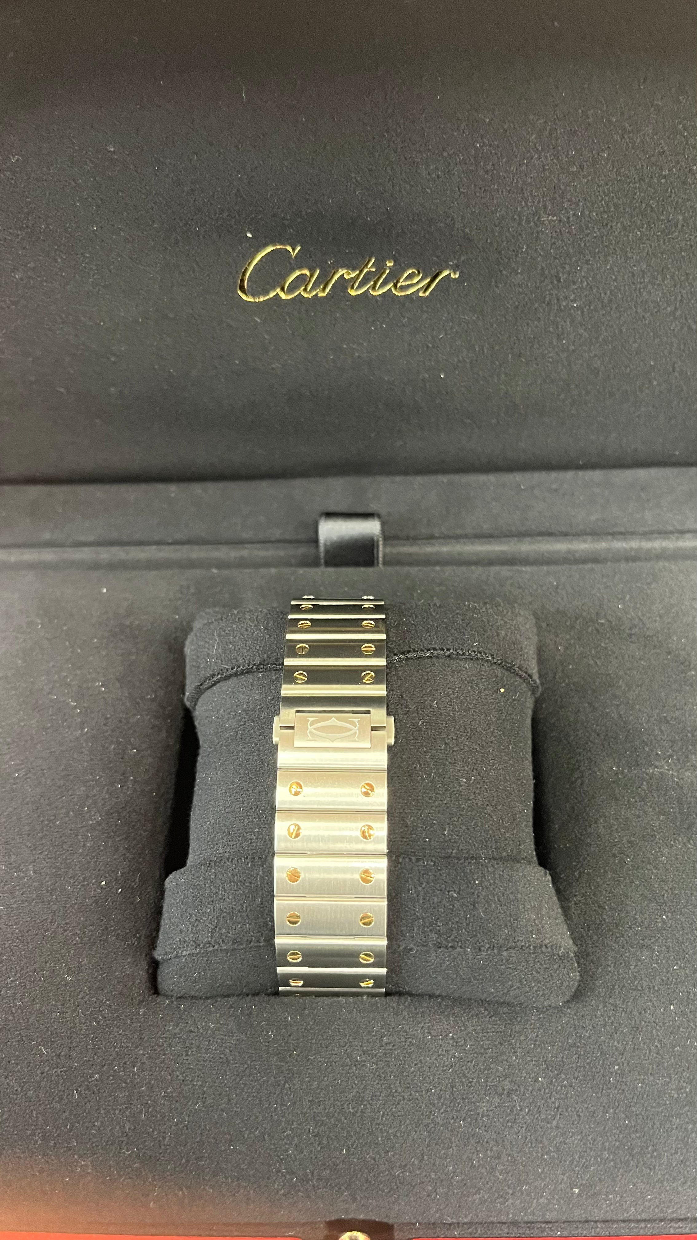 Cartier Santos de Cartier Skeleton Large Men's Watch WHSA0019 - Luxury Skeleton Dial Stainless Steel Watch for Business & Formal Occasions